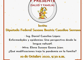 "Una mirada al pasado y al presente" (salud y familia).