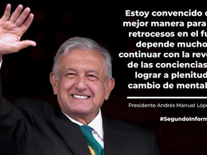 Segundo informe de Gobierno de México 2019-2020.