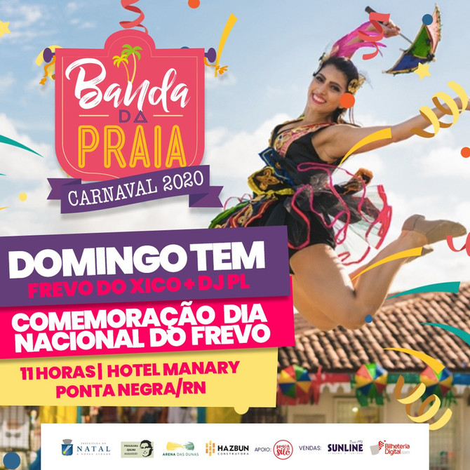 Banda da Praia comemora o Dia do Frevo neste domingo