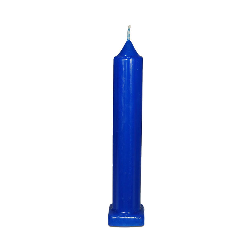 Thumbnail: Fish Brand - Colored Candle With Wax Stand (16 Hours Burn Time)
