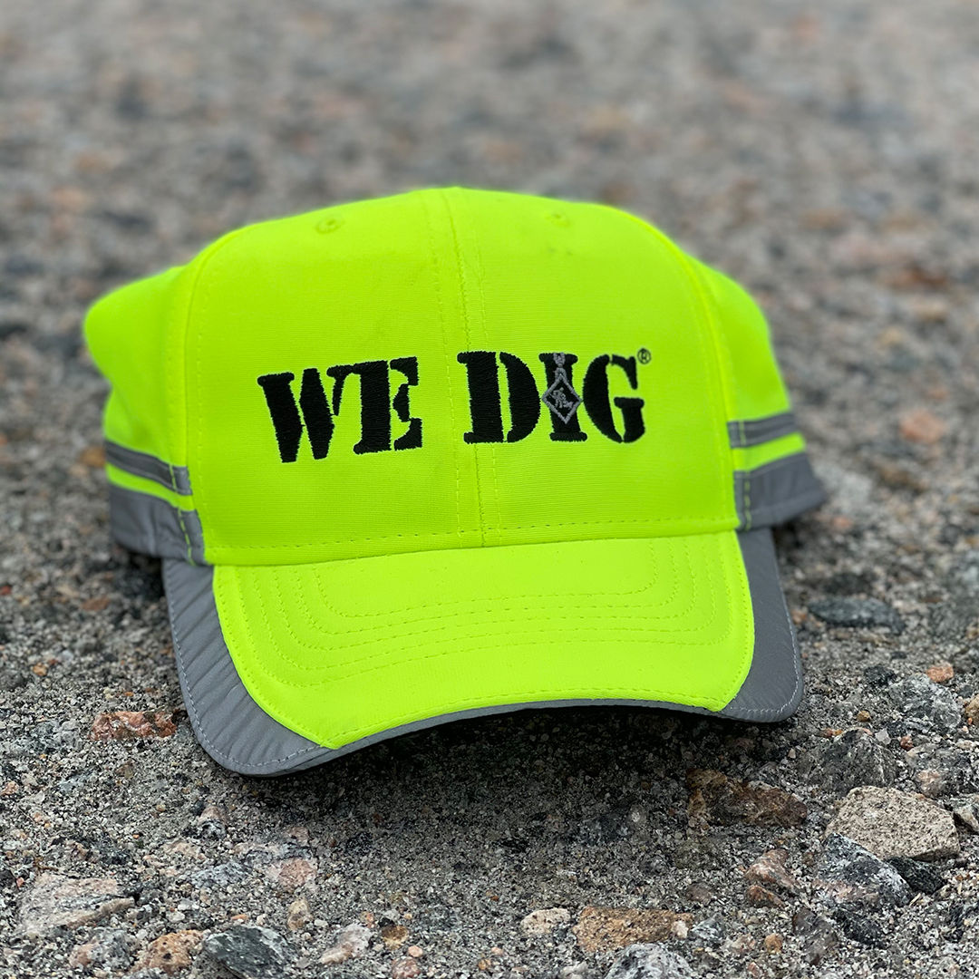 WE DIG® High Visibility Hat -Yellow