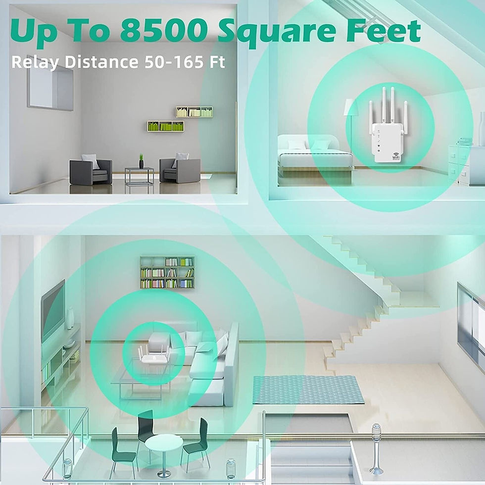Thumbnail: WiFi Range Extender Internet Booster Network Router Wireless Signal Repeater