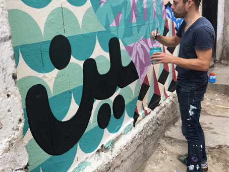 Avant MAUVAIS SIGNE, le street art surgissait dans ma vie grâce à Seb Toussaint