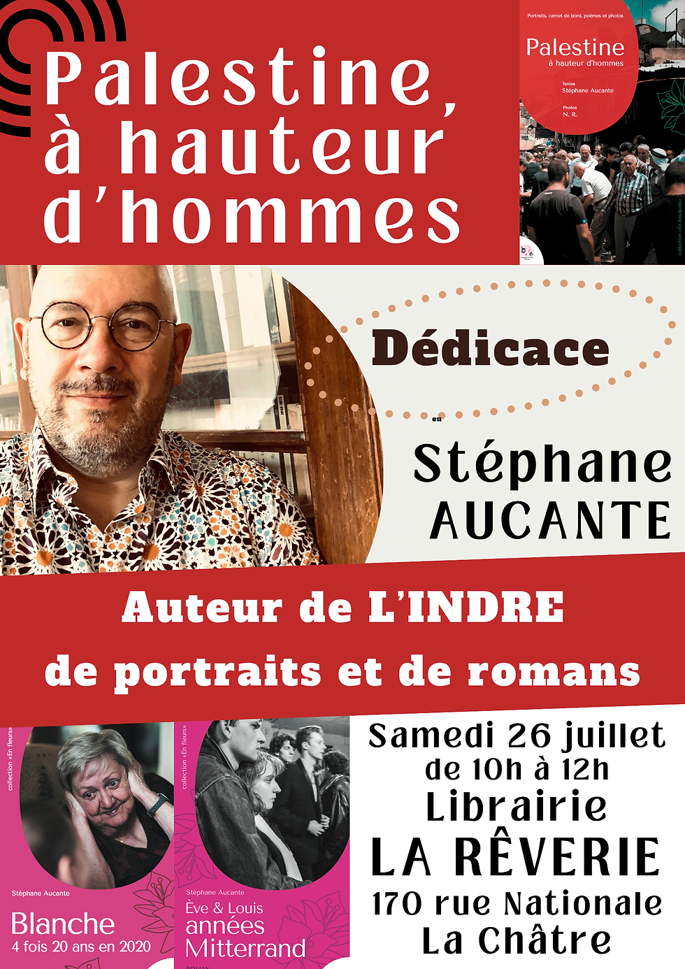 Dédicace à la librairie "La Rêverie" de La Châtre