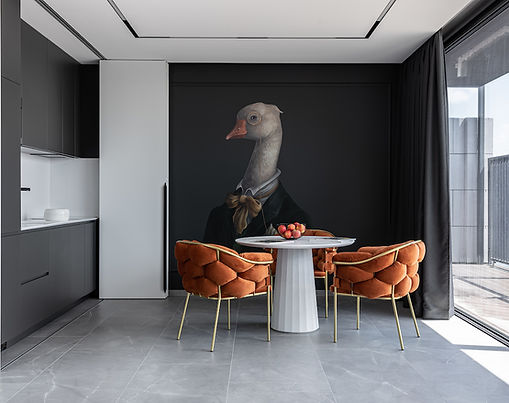 House with fabulous animals