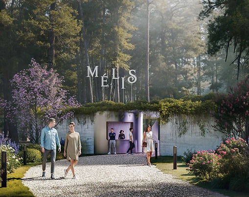 Прогулянковий парк біля готелю Melis