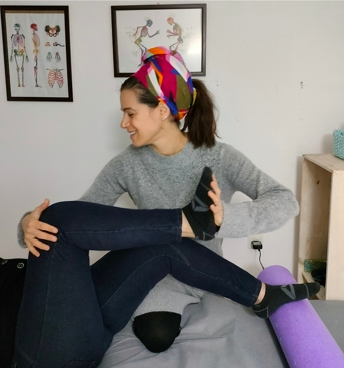 טל עם מזרון סגול