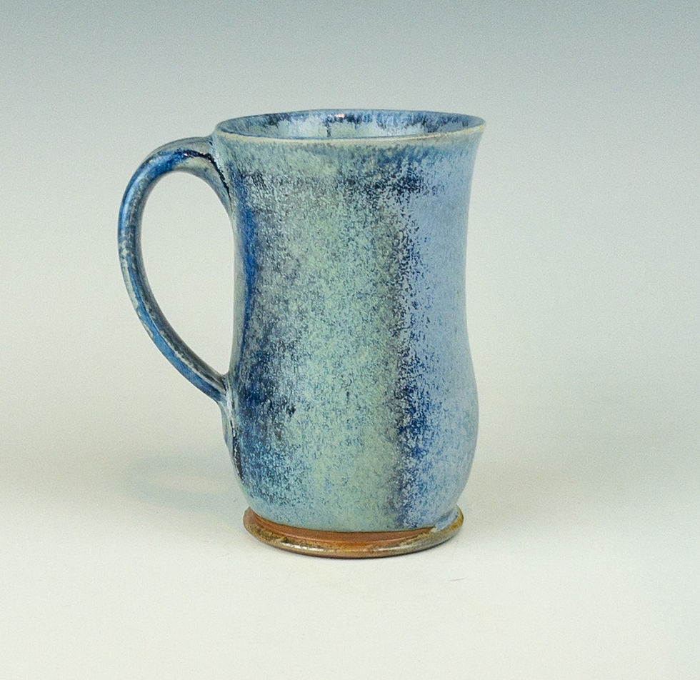 Thumbnail: Wood fired mugs - blue