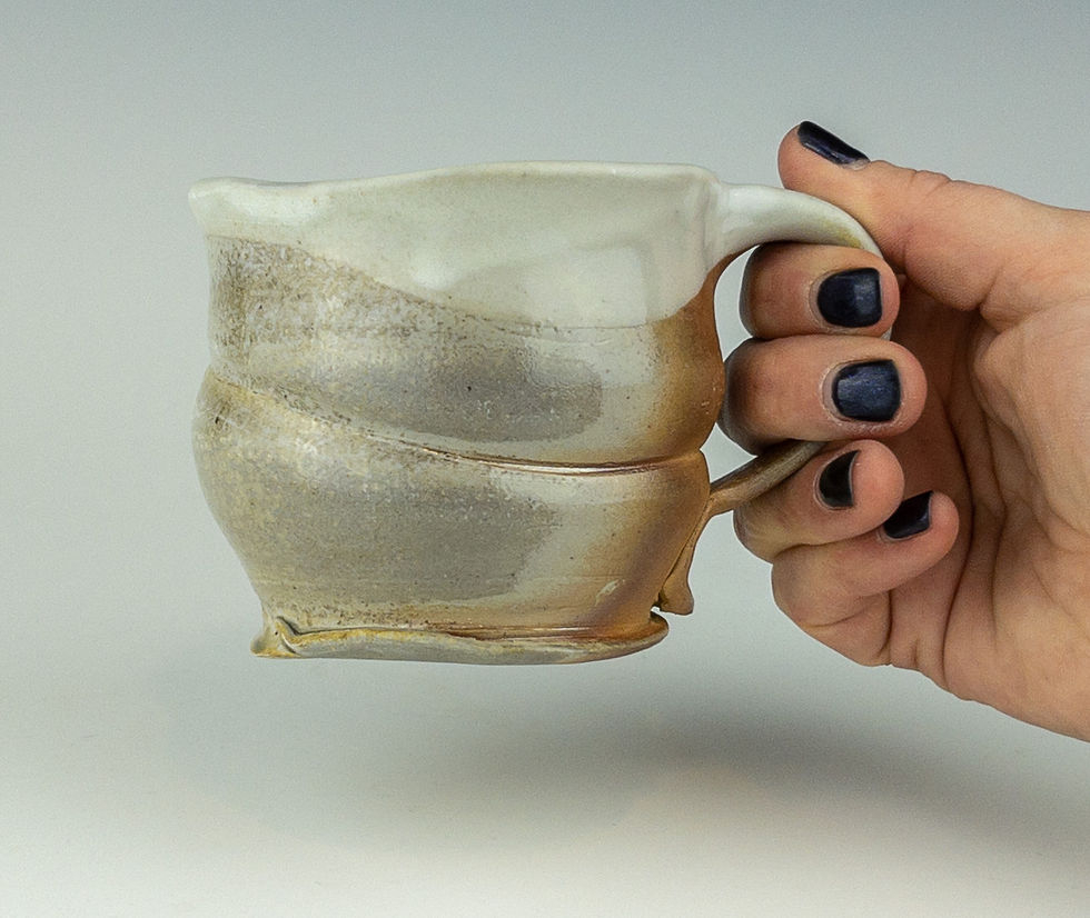 Thumbnail: Wood fired Mugs - short wide