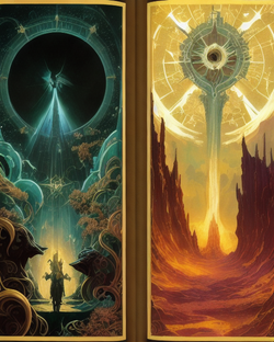 711010636 - 7 - The two faced Bible holy on one si