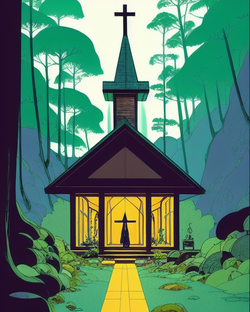 197294393 - 6 - The adorable chapel in the forest