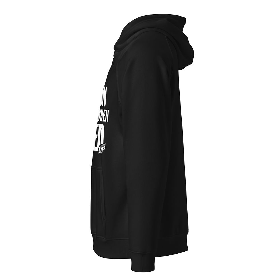 Thumbnail: Slippery When Poked | Unisex Eco Raglan Hoodie