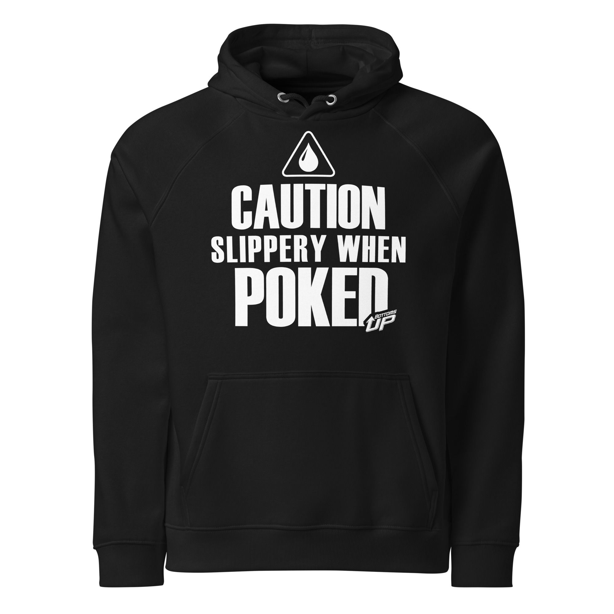 Slippery When Poked | Unisex Eco Raglan Hoodie