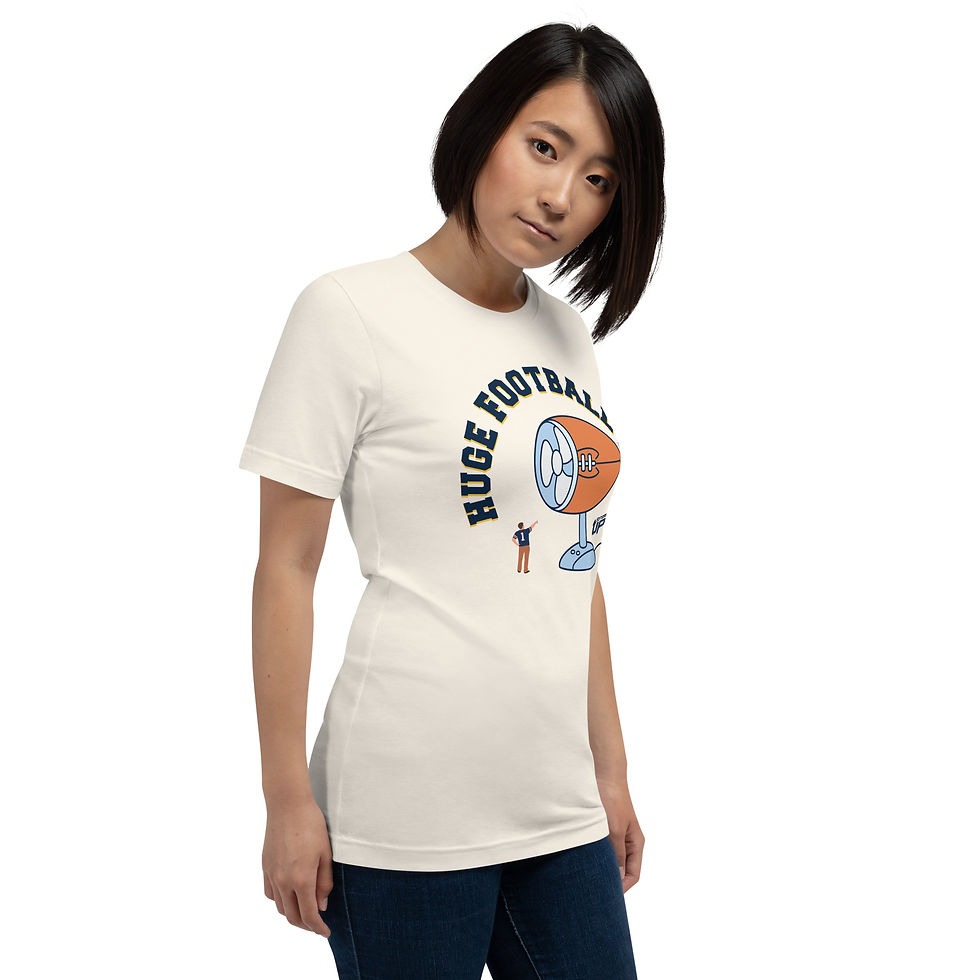 Thumbnail: Huge Football Fan Unisex T-Shirt