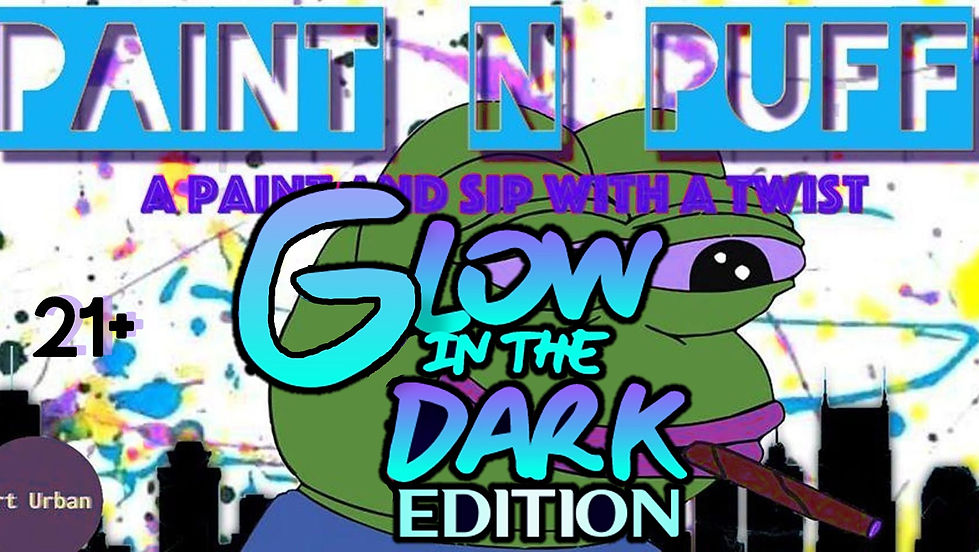 Clarksville Paint N Puff: Glow In the Dark Edition