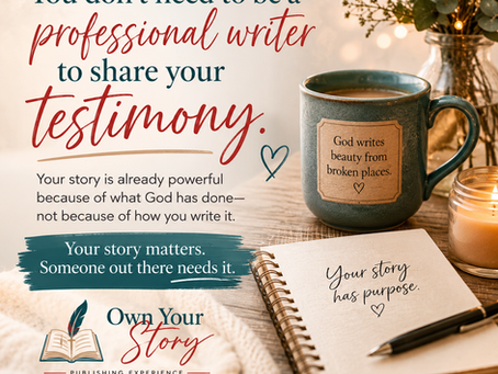 You Don’t Need to Be a Professional Writer to Share Your Testimony