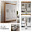 Thumbnail: FLRCC 5 Doors 2 Drawers Wardrobe Cabinet NT5175