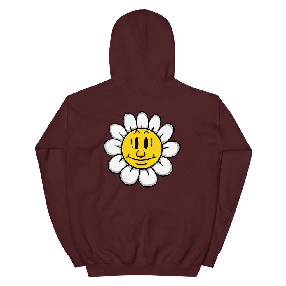 Thumbnail: Happy Flower Head Hoodie