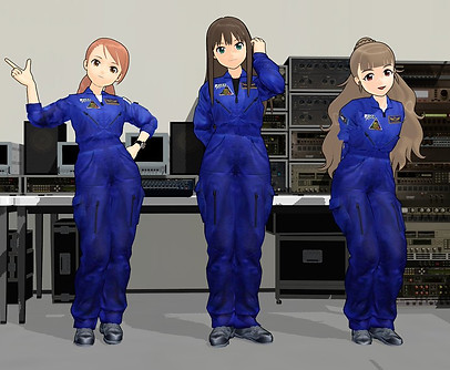 スターラスターガール オカミキ UGSF アイドルマスター トライアドプリムス 渋谷凛 神谷奈緒 北条加蓮 トライアド トラプリ JAXA
