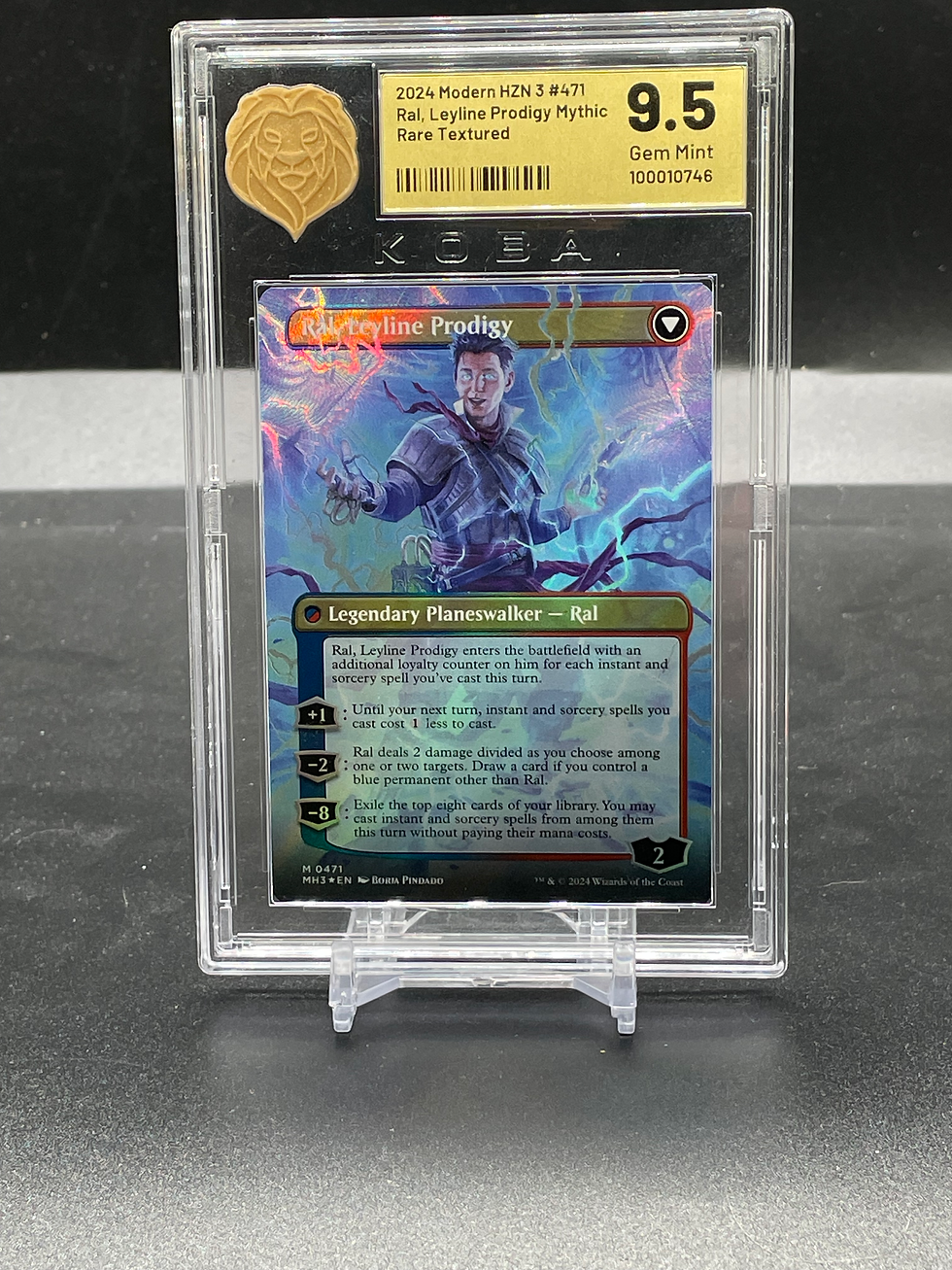 Magic: the Gathering Ral, Leyline Prodigy #471 Textured FOIL KOBA 9.5 Gem Mint | Under the Bridge Collectable Cards