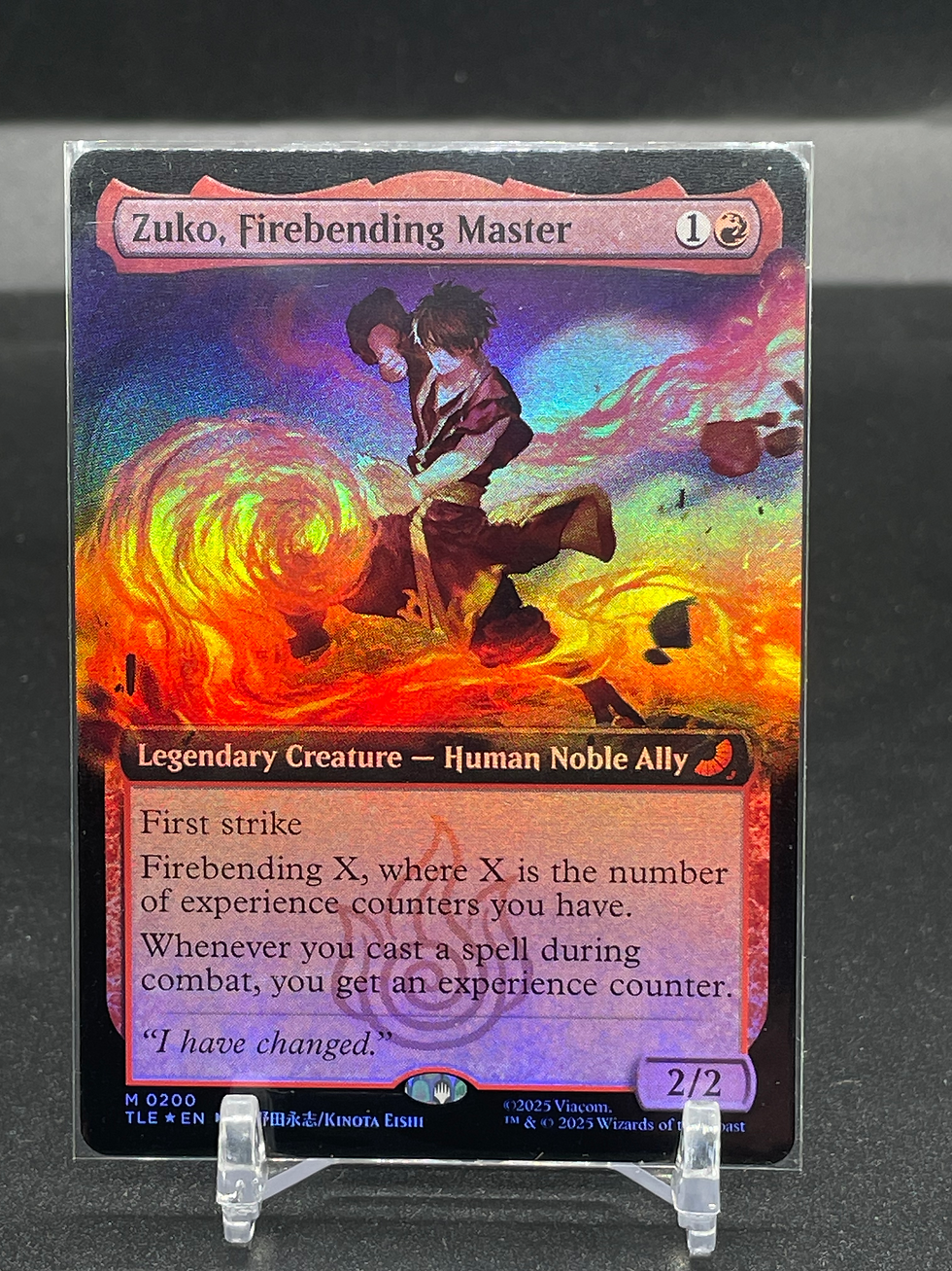 Magic: the Gathering Zuko, Firebending Master FOIL Extended #200 | Under the Bridge Collectable Cards