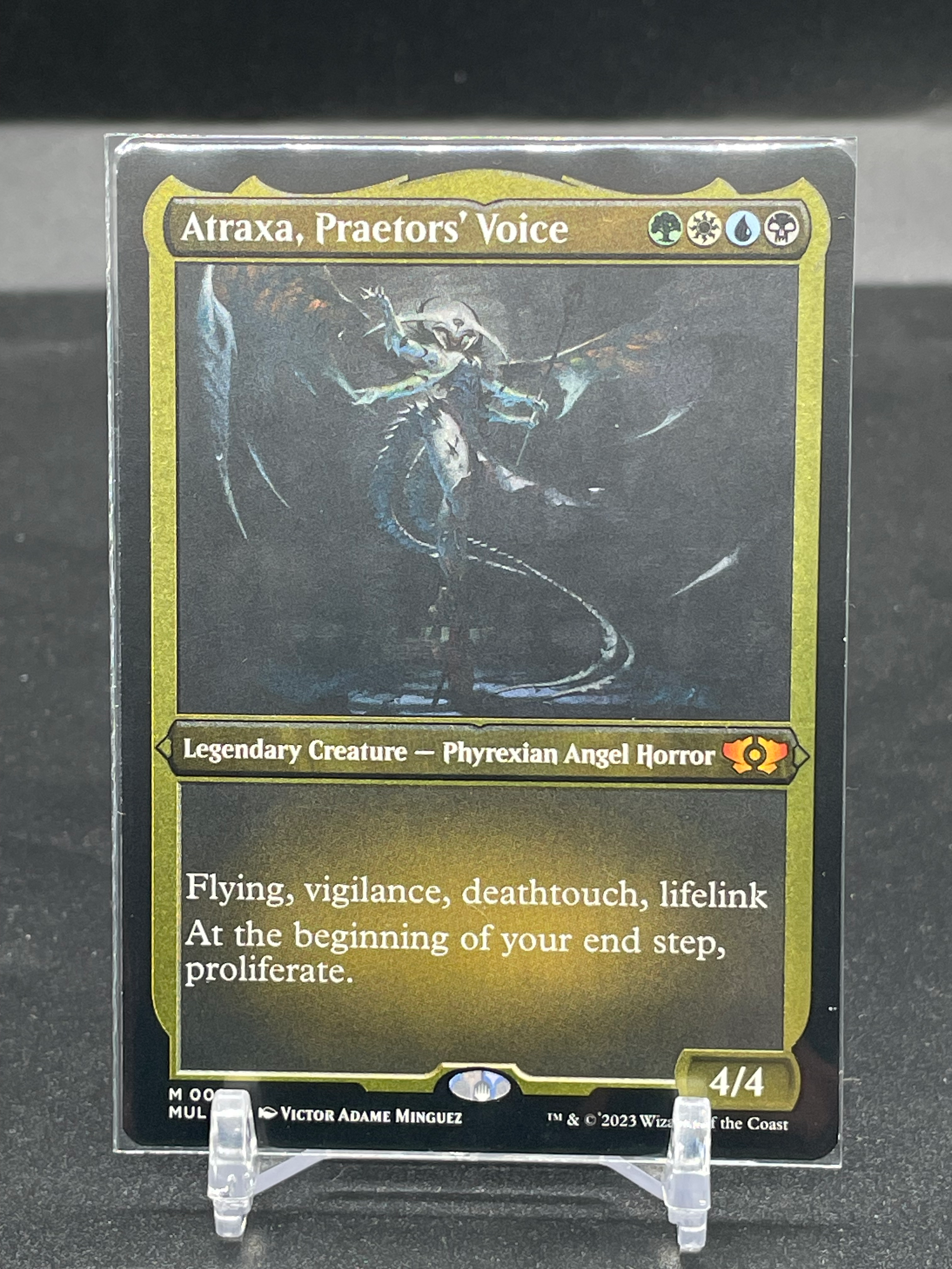 Magic: the Gathering Atraxa Praetors' Voice FOIL Etched #98 | Under the Bridge Collectable Cards