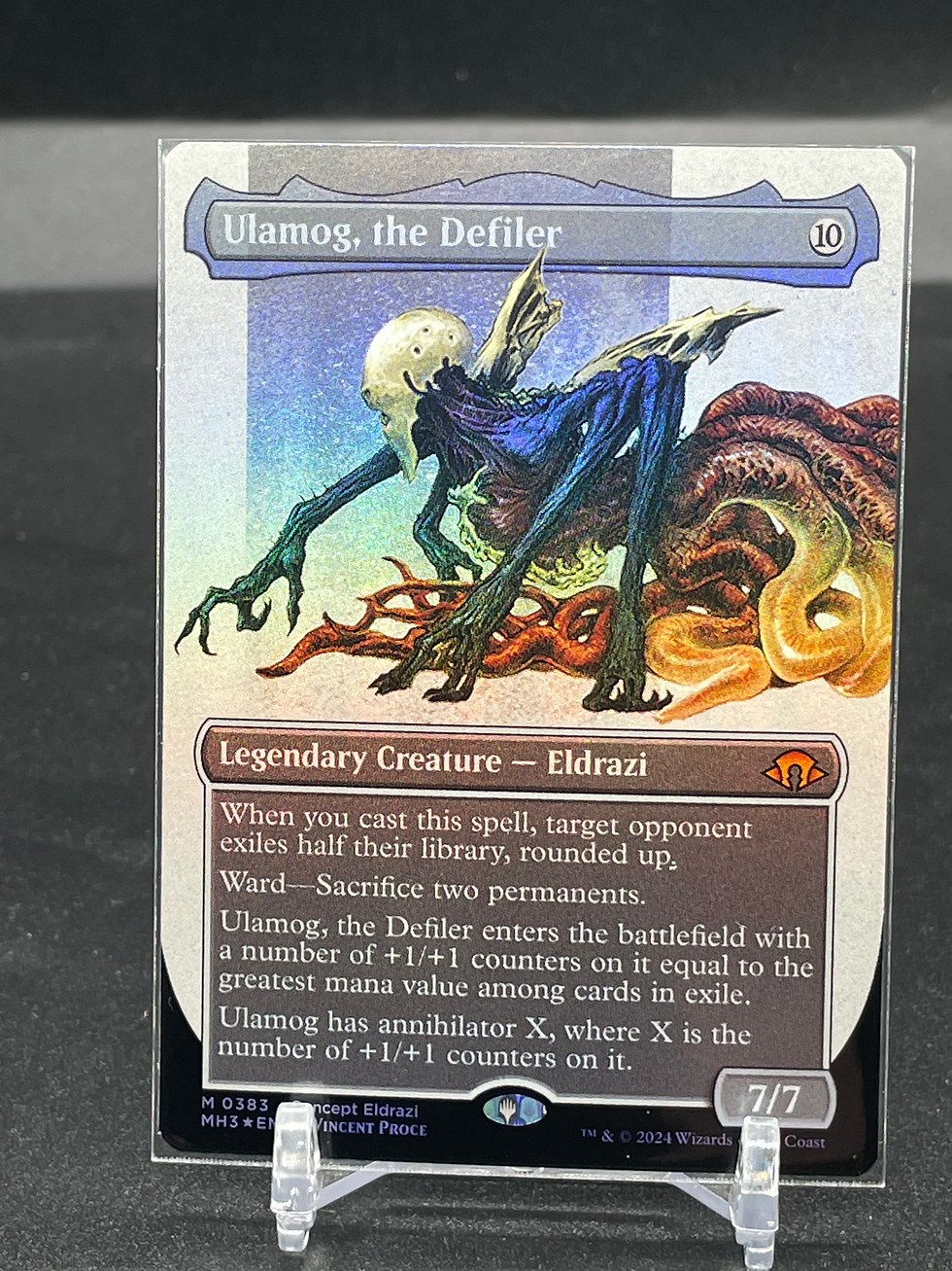 Magic: the Gathering Ulamog, the Defiler Borderless FOIL #383 | Under the Bridge Collectable Cards