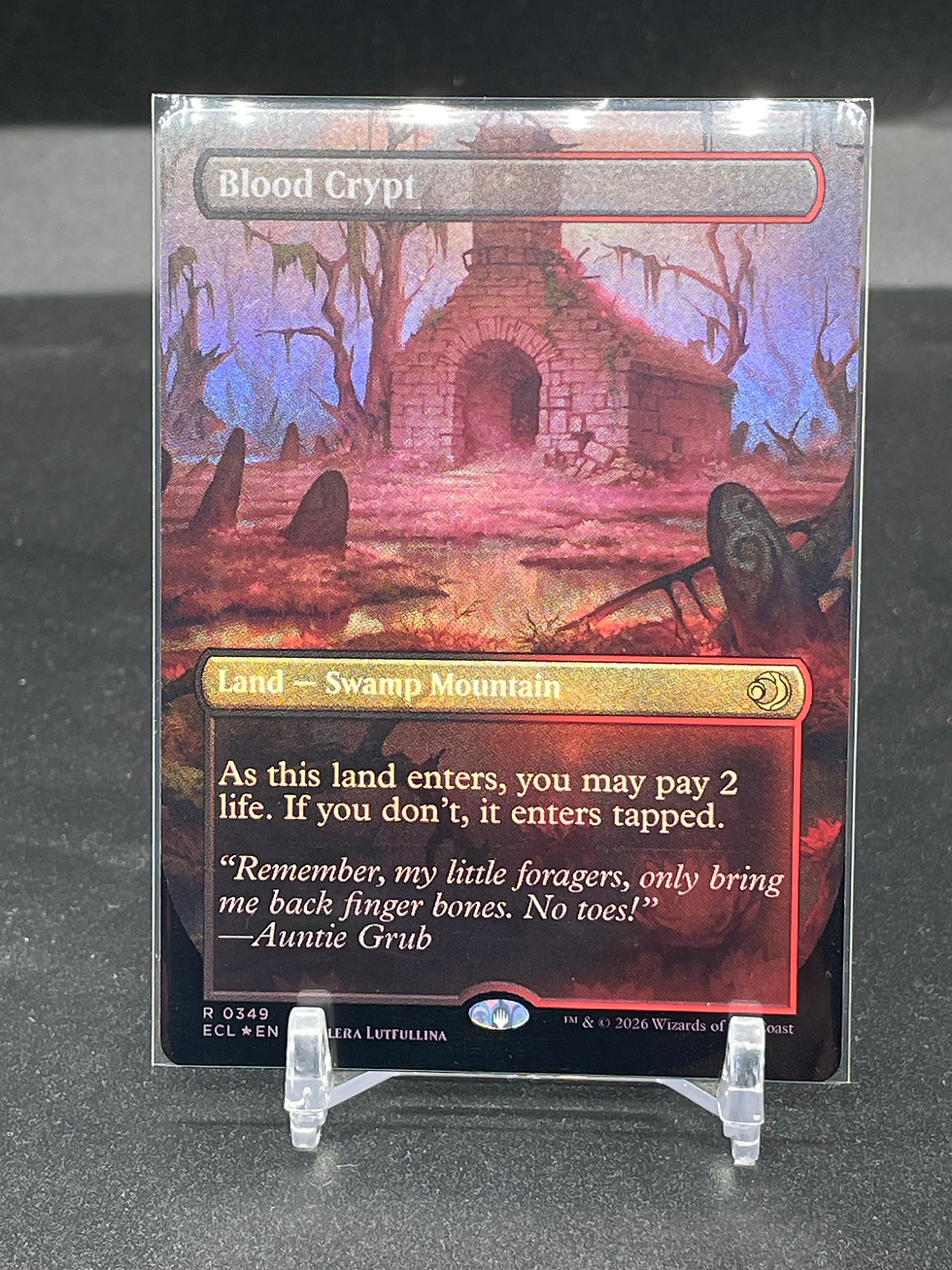 Magic: the Gathering Blood Crypt FOIL Borderless #349 | Under the Bridge Collectable Cards