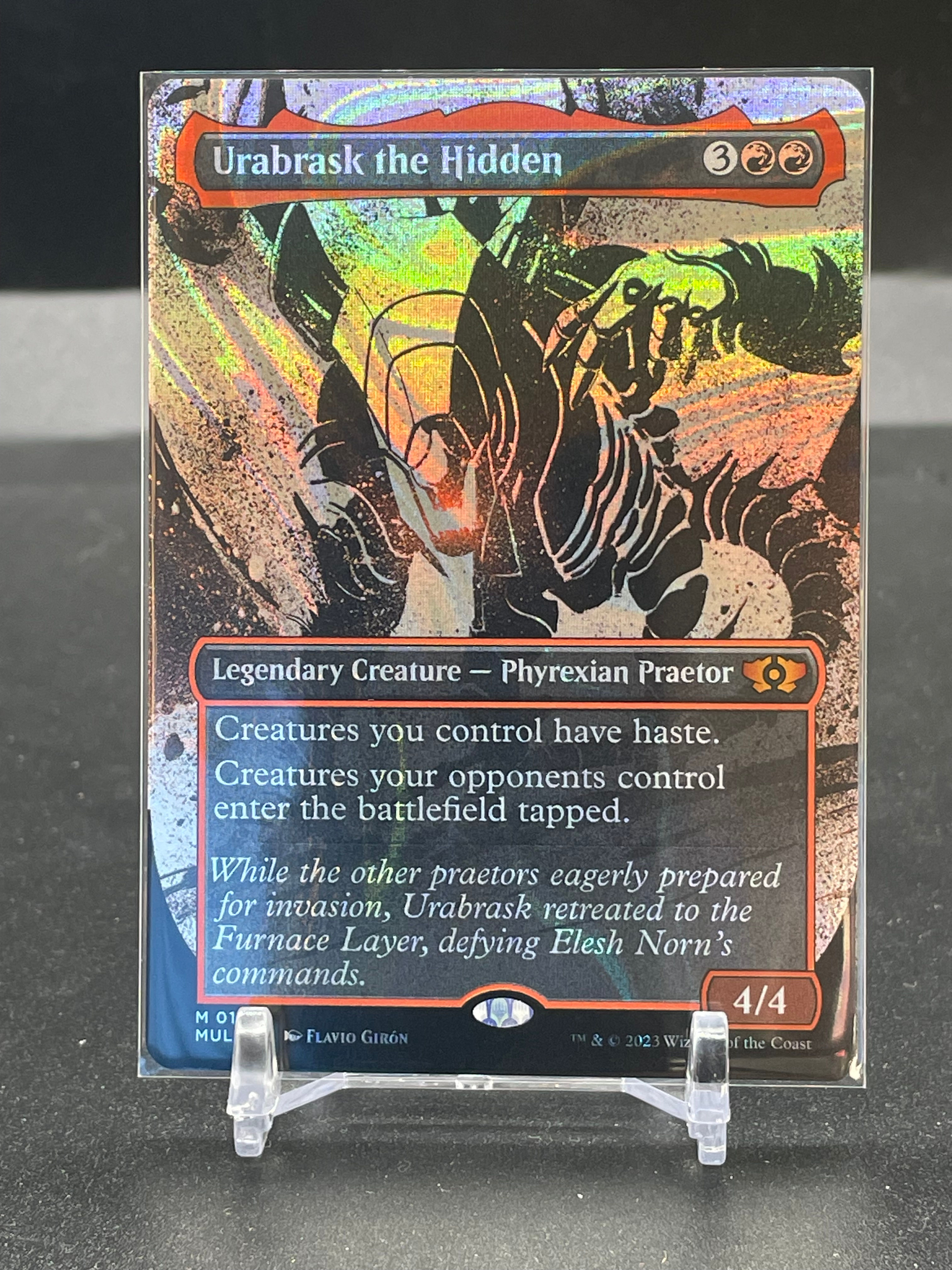 Magic: the Gathering Urabrask the Hidden HALO FOIL #153 | Under the Bridge Collectable Cards