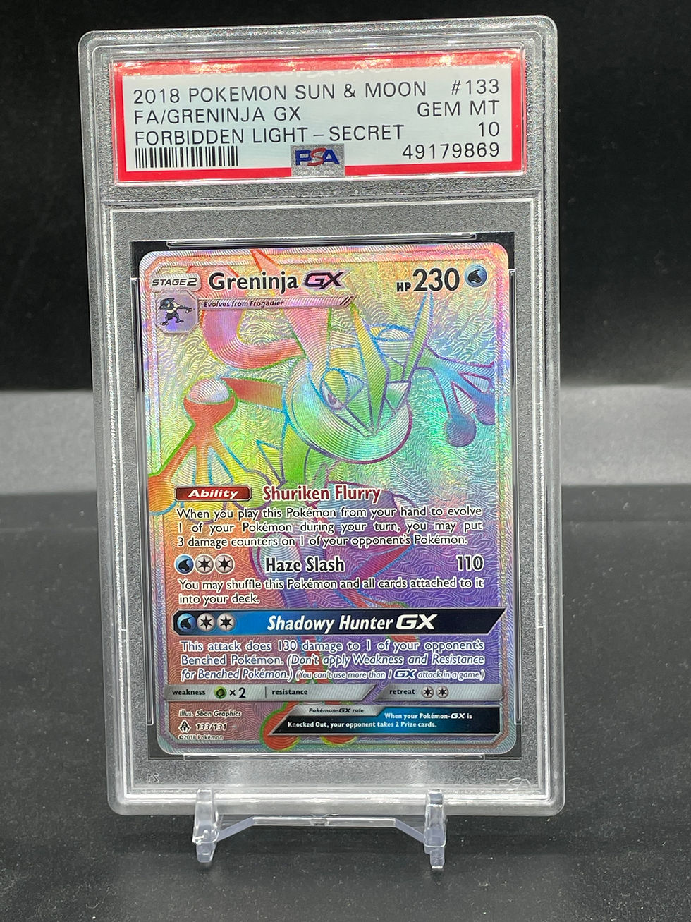 Pokemon Greninja GX #133 Secret Rare PSA 10 Gem Mint | Under the Bridge Collectable Cards