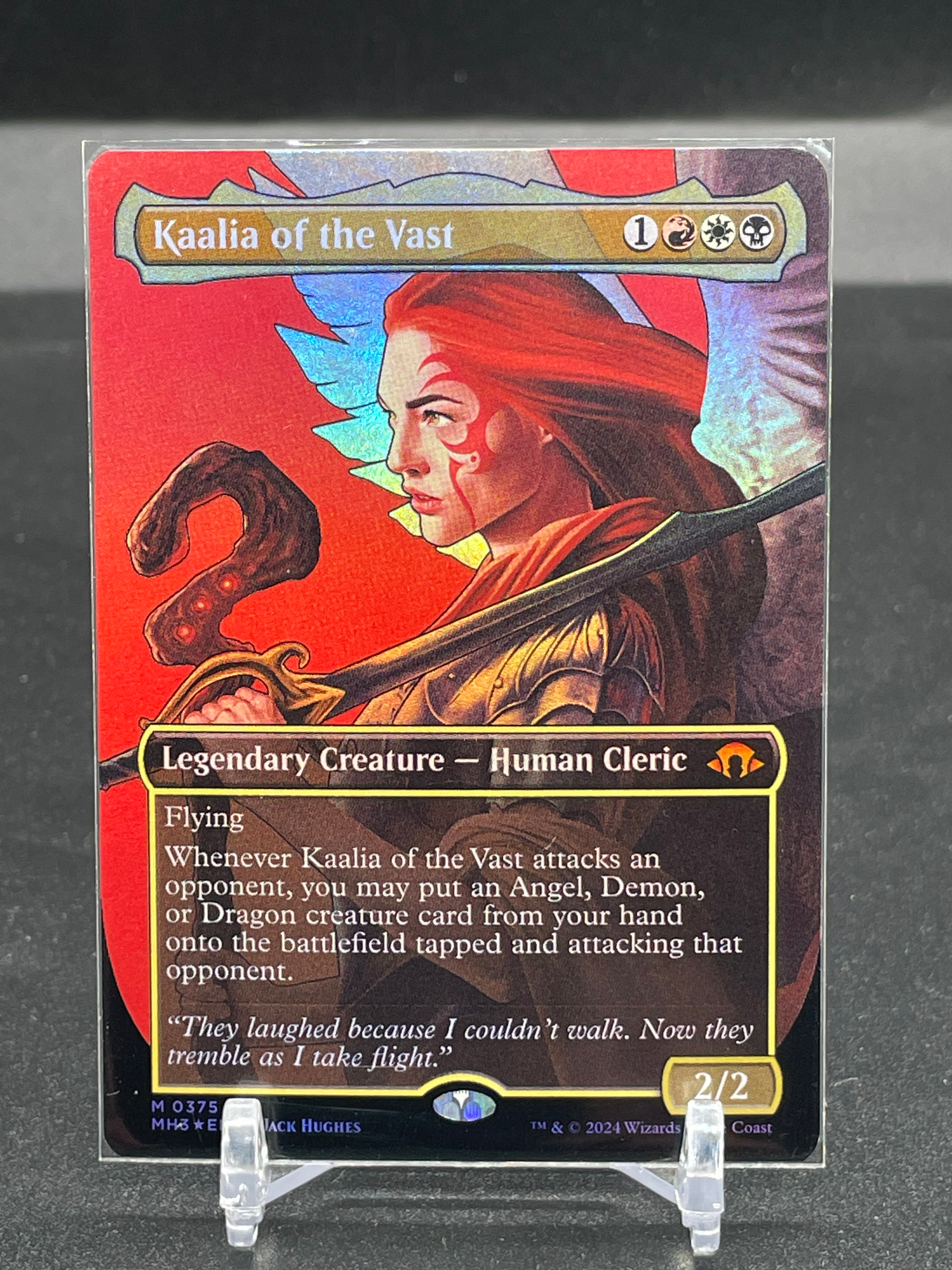 Magic: the Gathering Kaalia of the Vast FOIL Borderless #375 | Under the Bridge Collectable Cards