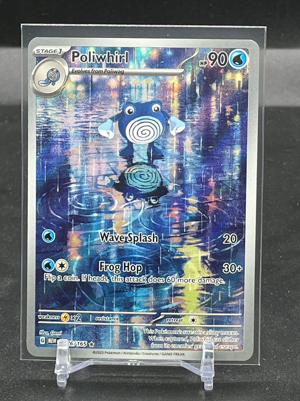 Pokemon Poliwhirl Illustration Rare #176 | Under the Bridge Collectable Cards