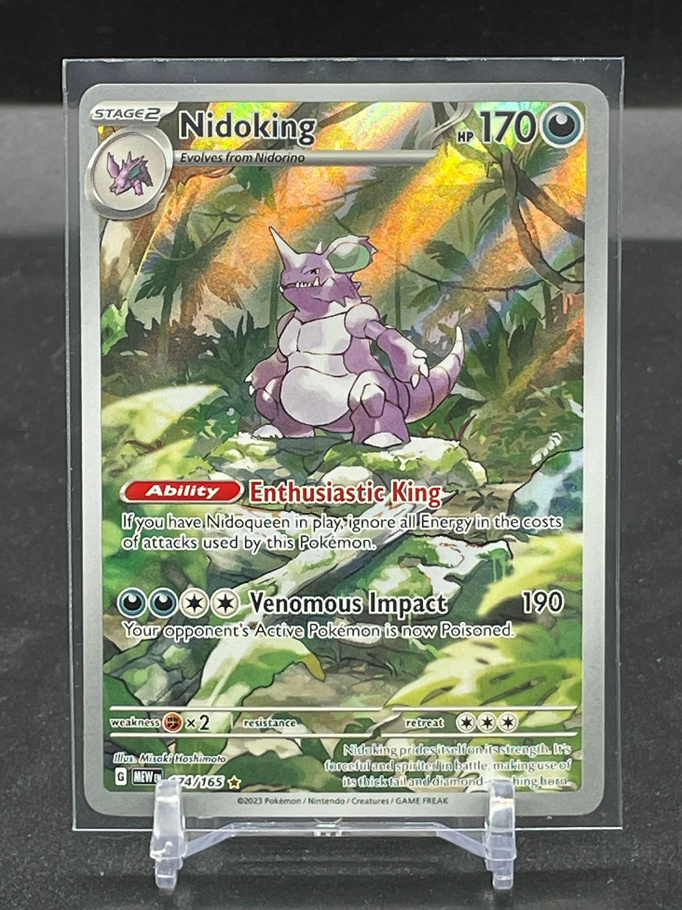 Pokemon Nidoking Illustration Rare #174 | Under the Bridge Collectable Cards