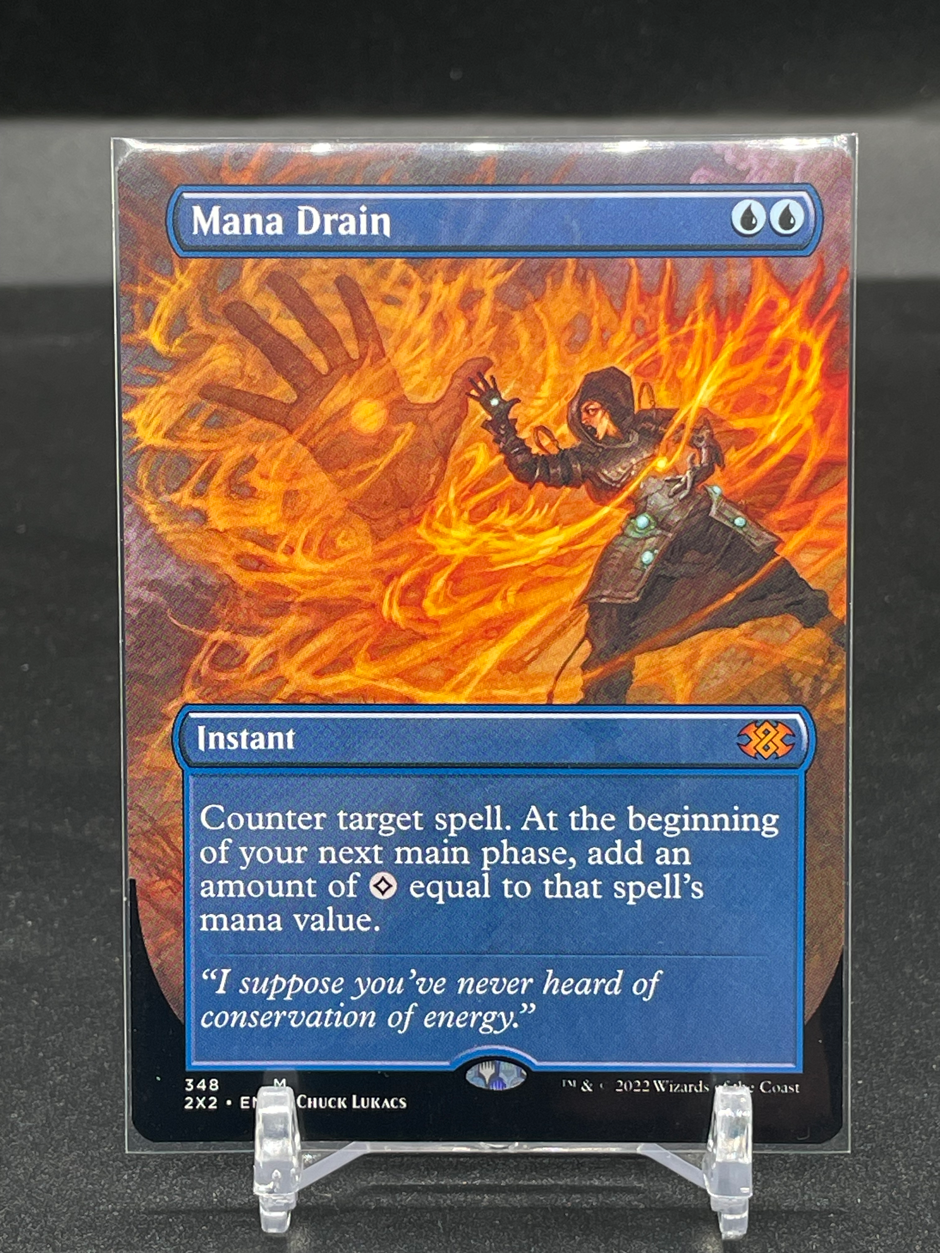Magic: the Gathering Mana Drain Borderless #348 | Under the Bridge Collectable Cards