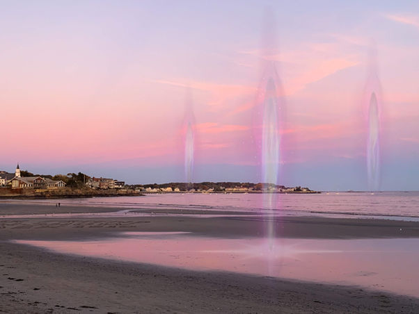 FLEETING SIGHTING OF LIGHT COCOONS