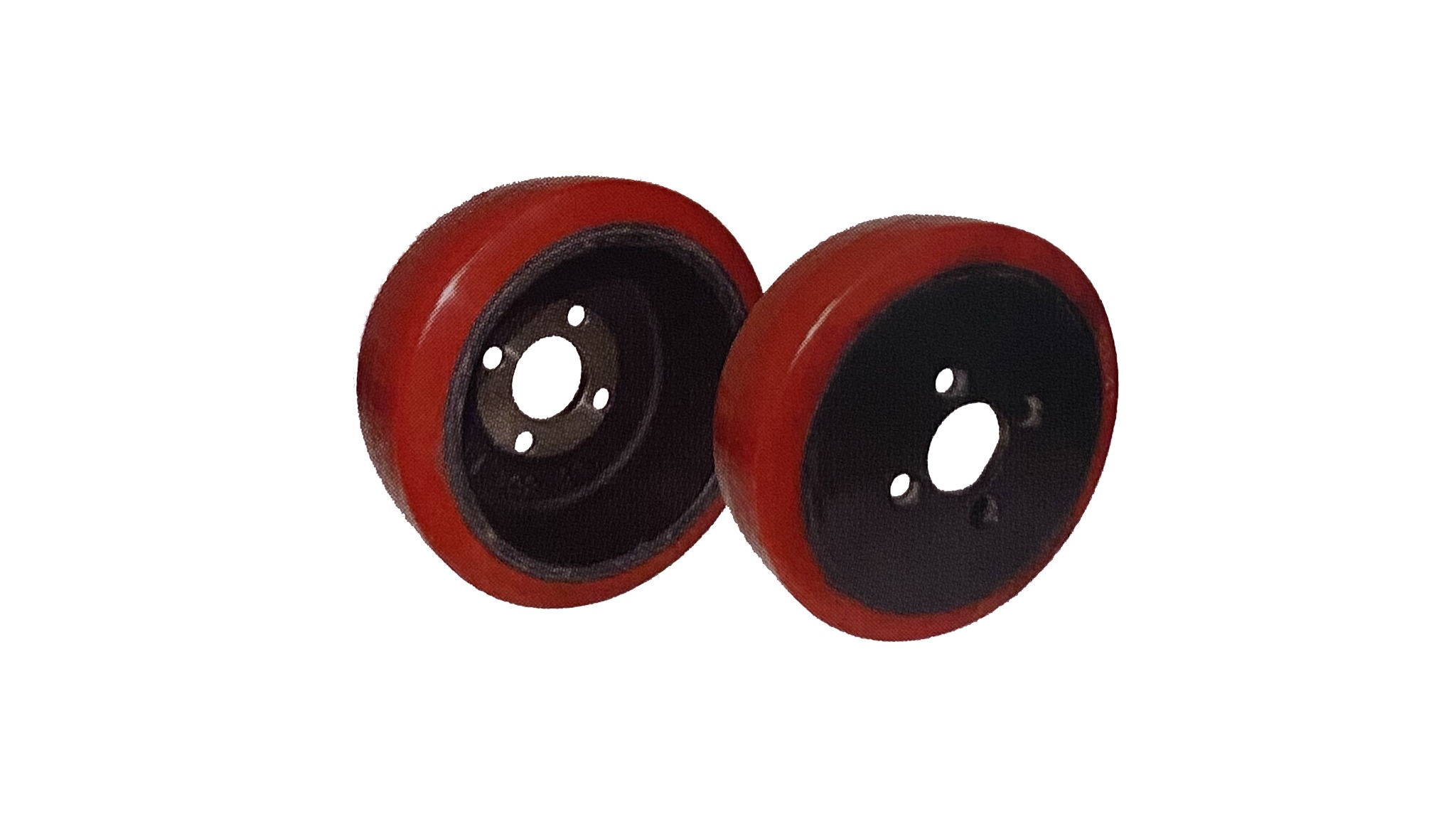 ROUE MOTRICE ROUGE POUR GERBEUR PRAT IC150