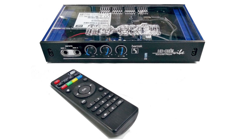 controle dos aparelhos de karaokê Hd-okê