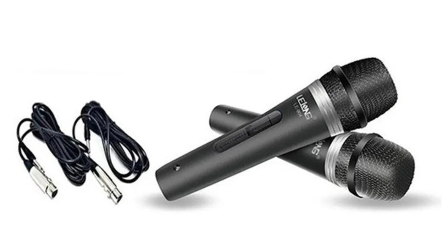 microfones Ka250, com cápsula dinâmica, equivalente ao sm58!