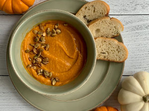 Curried Sweet Potato Squash Soup