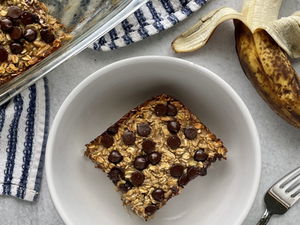 Banana Bread Baked Oatmeal