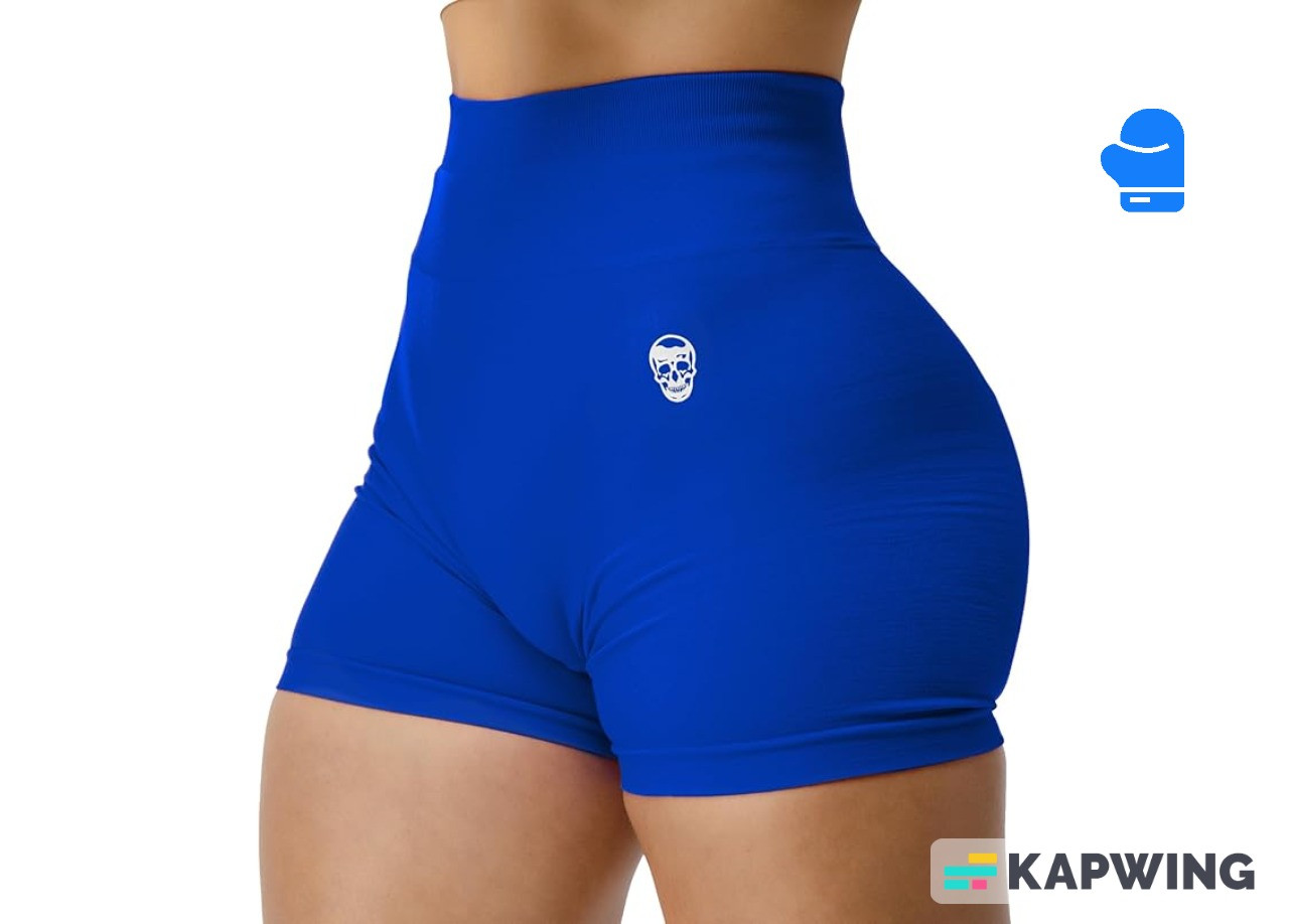 Gymreapers Infinity Seamless Workout Shorts High Waist Biker Shorts for Women At