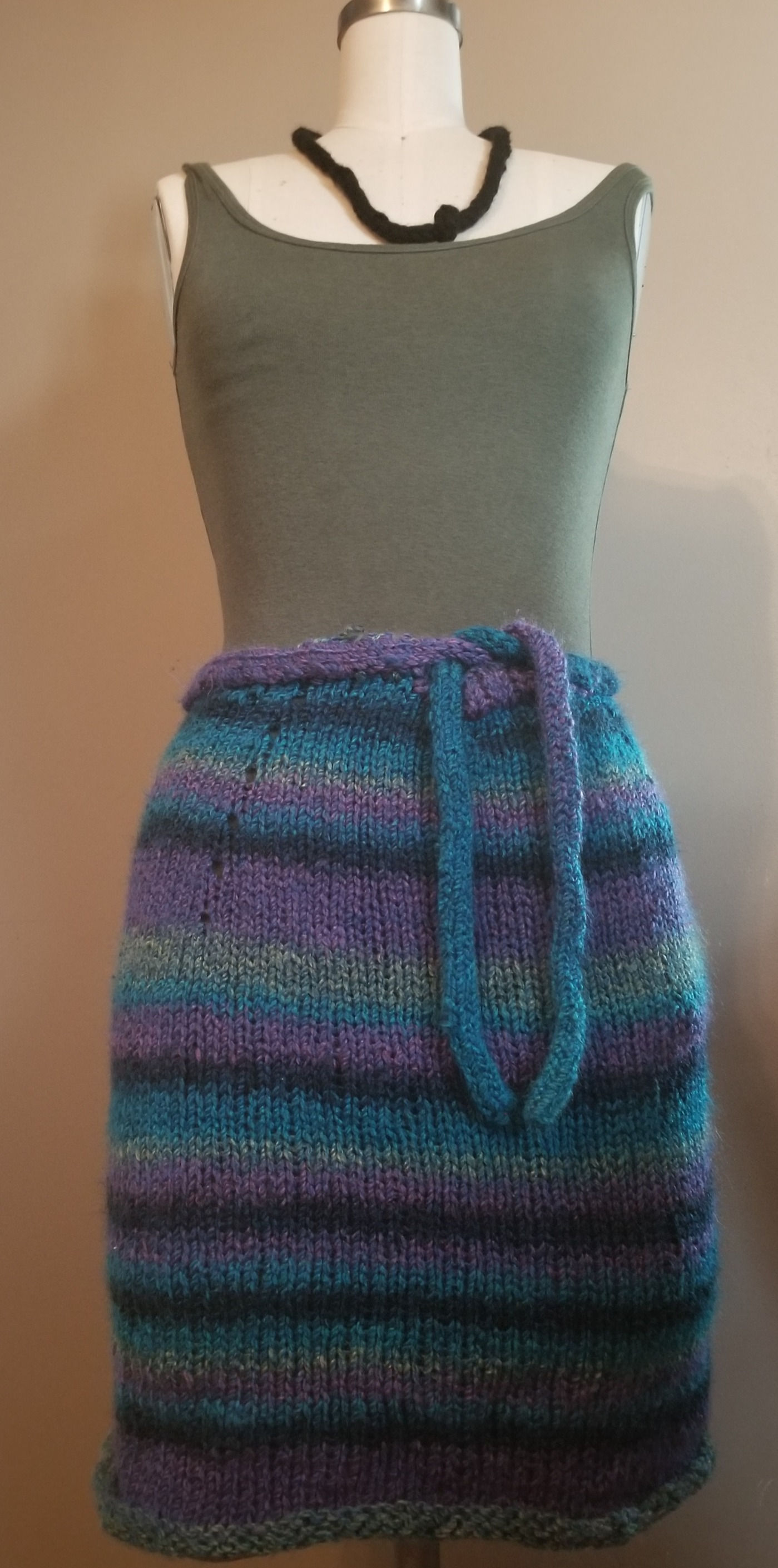 Chameleon Skirt - Hand Knitted