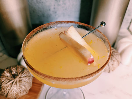 Fall Time Apple Martini