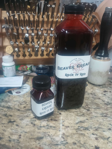 Rock-It Red Beaver Grease | Good 'Nuff Leather