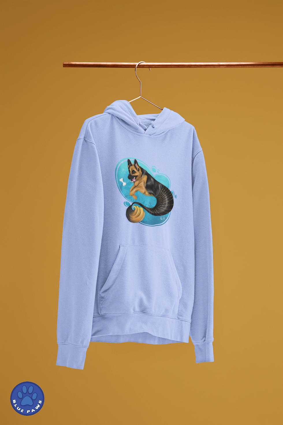Thumbnail: Unisex Hoodie / Mercans - German Shepherd