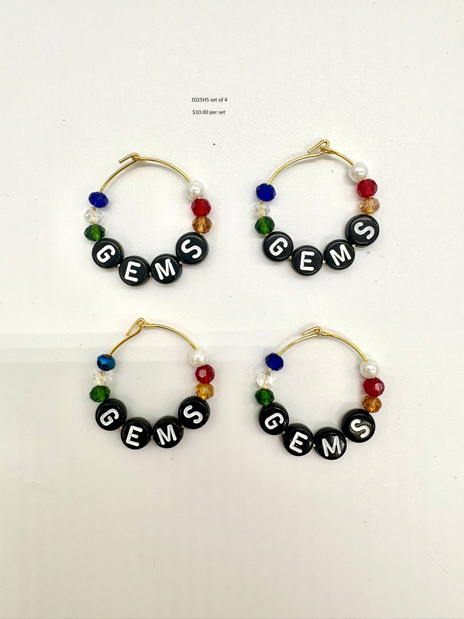 GEMS Finger Fidgets - set of 4