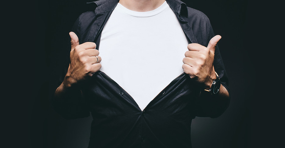 Man with shirt