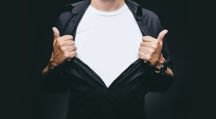 Man with shirt