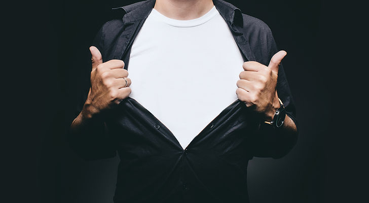 Man with shirt