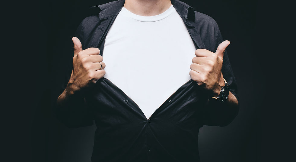 Man with shirt